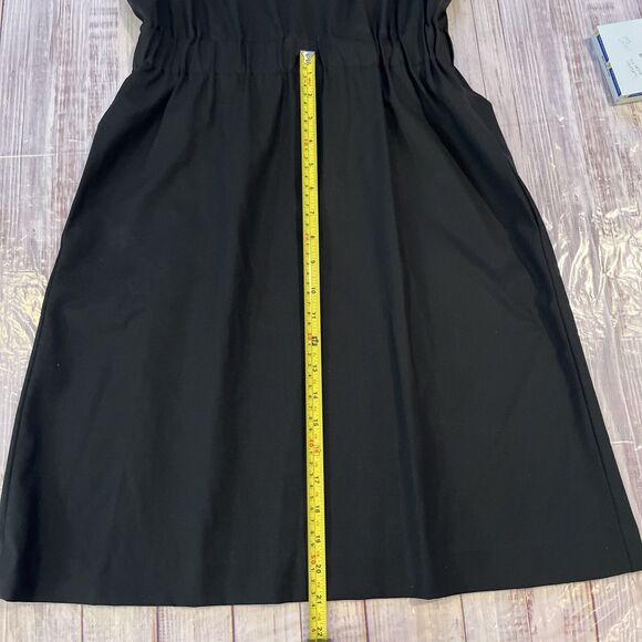 Theory Women's Black Sleeveless Dress Elastic Waist Made in USA size 6 - Picture 8 of 10